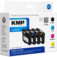 KMP E218V - 4er-Pack - Schwarz, Gelb, Cyan, Magenta - kompatibel - Tin...