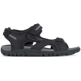 GEOX Uomo Strada Sandalen Black / Stone 44