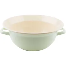 RIESS Emaille Weitling Ø 36 cm, 9 l, Schüssel mit Henkel nilgrün pastell - Grün