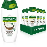 Palmolive Duschgel Naturals Kokosnuss & Milch 6x250ml - Cremedusche