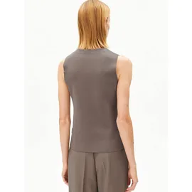 ARMEDANGELS Strickweste mit Knopfleiste Braun M