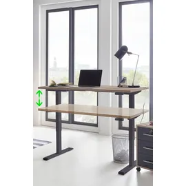 MID.YOU Schreibtisch Office Edition Eiche / Braun