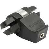 KLICKfix Satteladapter Contour schwarz - Silber