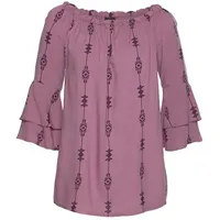 LASCANA Carmenbluse mehrfarbig 40