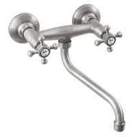 Sapho Küchenarmatur ANTEA Wandarmatur, poliertes Nickel Sapho-3068 silberfarben