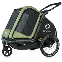 Hamax Pluto M Hundeanhänger grün/schwarz 2025