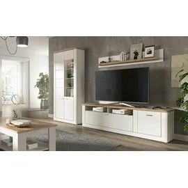 Möbel Kraft Wandboard Modern Times 150 x 25 x 22 cm Weiß