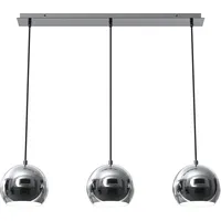 Licht-Erlebnisse Hayden 3-flg. E27 65 cm rund Chrom