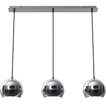 Licht-Erlebnisse Hayden 3-flg. E27 65 cm rund Chrom
