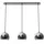 Licht-Erlebnisse Hayden 3-flg. E27 65 cm rund Chrom