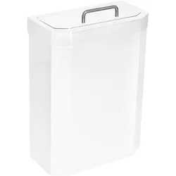 All Care Mediclinics Hygiene-Abfallbehälter - geschlossen - 10 Liter - Stahl - weiß