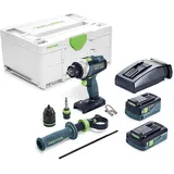 Festool TDC 18/4 5,0/4,0 I-Plus inkl. 4,0 Ah + 5,0 Ah + Schnellladegerät + Systainer 577649