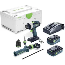 Festool TDC 18/4 5,0/4,0 I-Plus inkl. 4,0 Ah + 5,0 Ah + Schnellladegerät + Systainer 577649