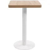 vidaXL BistRotisch Hellbraun 50x50 cm MDF