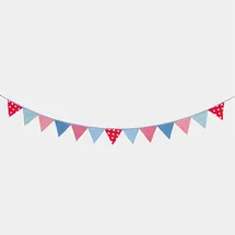 GoKi 60768 - Wimpelkette blau-rot