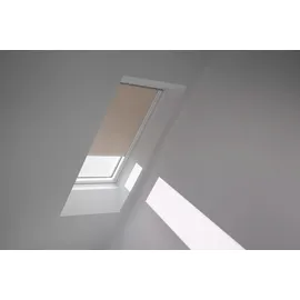 VELUX Verdunkelungsrollo DKL F04 4579SWL Sandbeige gepunktet, Schiene