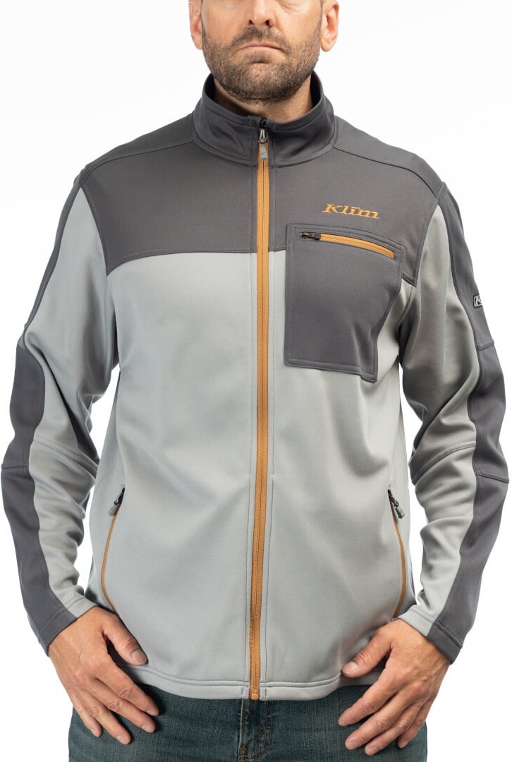 Klim Glacier Fleece jas, grijs, L Voorman