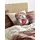 IRISETTE Zobel 8556 rot Biber 140 x 200 cm + 70 x 90 cm