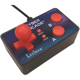 Lexibook Piece Cyber Arcade TV-Spielekonsole, 200 Spiele, Plug N 'Play-Controller, Sport, Action, Joystick, Schwarz/Blau