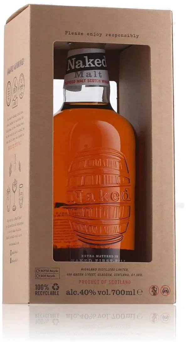 Naked Malt Blended Malt Scotch Whisky 40% Vol. 0,7l in Geschenkbox