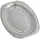 Papstar Starpak 10 Servierplatten, Alu oval 35 cm x 24,5 cm