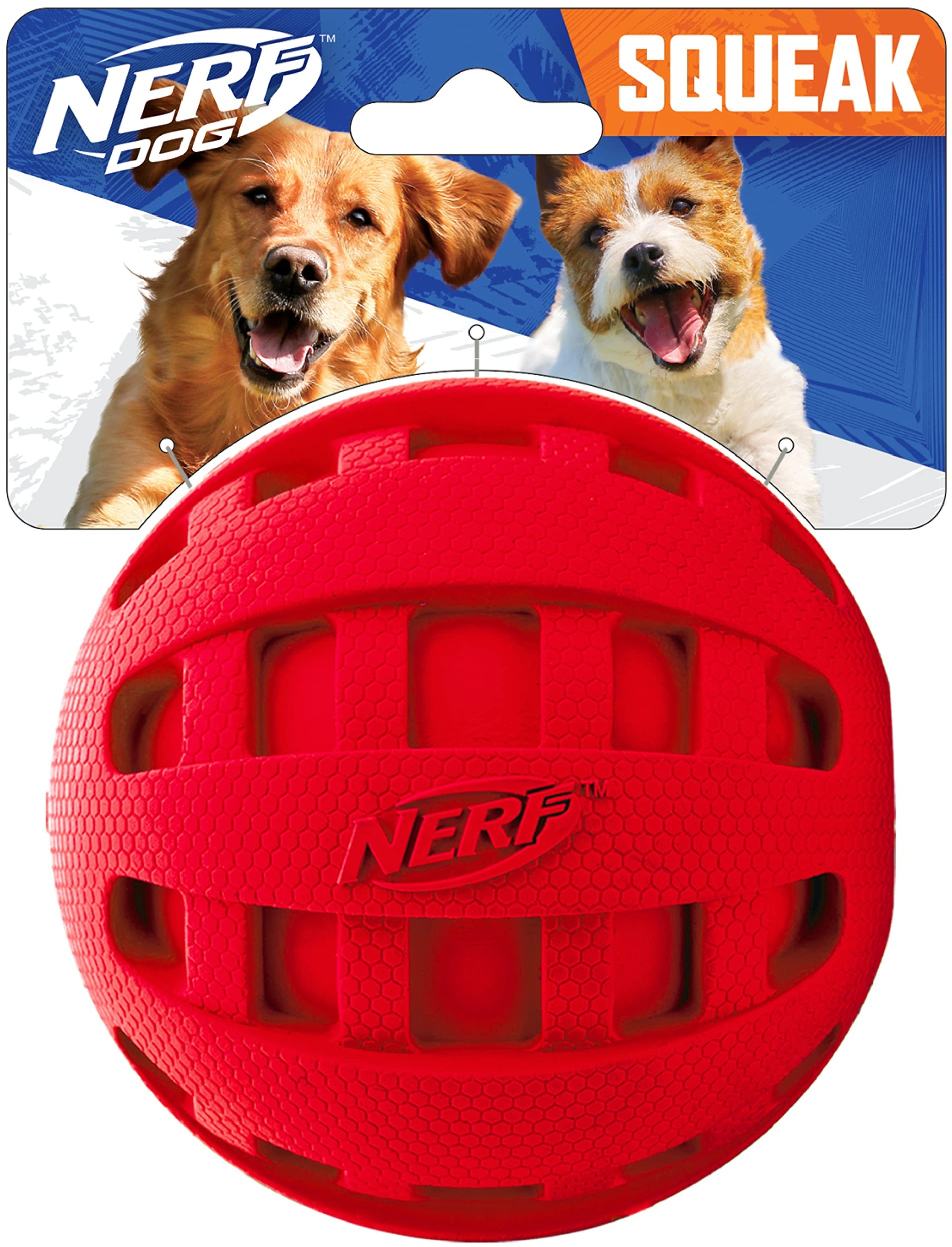 Nerf Dog Checker Quietschen Ball