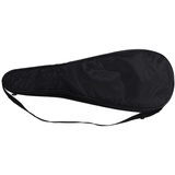Squash Schlägerhülle, leichte, reißfeste Schlägertasche, Kratzfest, stoßfest gepolstert für den Sport(Schwarz)