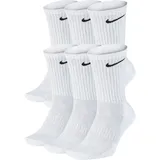 6er Pack NIKE Everyday Cushioned Crew-Trainingssocken white/black 42-46