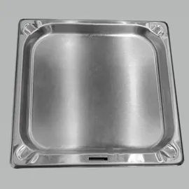 Intergrill Grillschale 27,3 x 27,7 cm Edelstahl weiß