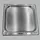 Intergrill Grillschale 27,3 x 27,7 cm Edelstahl weiß