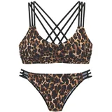 Bruno Banani Bustier-Bikini Damen Mehrfarbig 38 Cup A/B