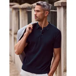 Leichtes Sommer-Strick-Polo - Classic Navy - S