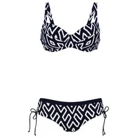 Anita Bikini-Top Tribal Monotones in Dunkelblau) - Gr.: 100D