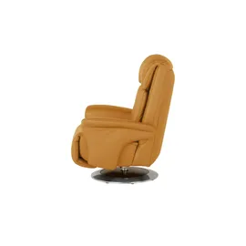 HIMOLLA Sessel 7418 Leder 81 x 111 x 95 cm Gelb elektrisch