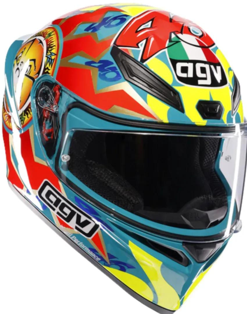 AGV K-1 S Rossi Mugello 1999 Helm, veelkleurig, XL Voorman