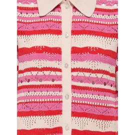 Only Onllula Polo S/S Cardigan High Risk Rot S