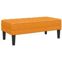 VidaXL Bank Dunkelgelb 113x57x39 cm Stoff