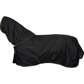 Bucas Irish Turnout Light - Neck Set in Black/Gold Größe:115