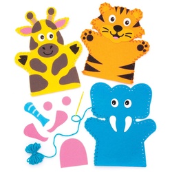 Handpuppen-Nähsets "Dschungeltiere" (pro Set 4) Flecht und Weben Bastelsets