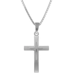 trendor 79602 Kreuz mit Kinder-Halskette Silber 925