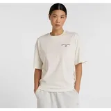 New Balance Reimagined Oversized Trainingsshirt Cremefarben/M