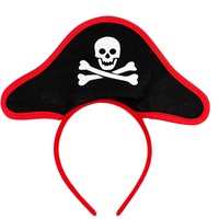 Haarreifen Piraten Hut Piratenkostüm Fasching Karneval Motto Party Accessoire