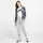 Nike Essential Fleece Jogginghose grau/weiß M