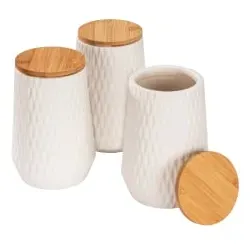WENKO Aufbewahrungsdosen Diamond, Set, 3-teilig, 0,6 Liter 69987800 , 1 Set = 3 Aufbewahrungsdosen