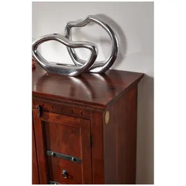 Massivmoebel24 Sideboard Akazie 150 x 89 x 45 cm Braun