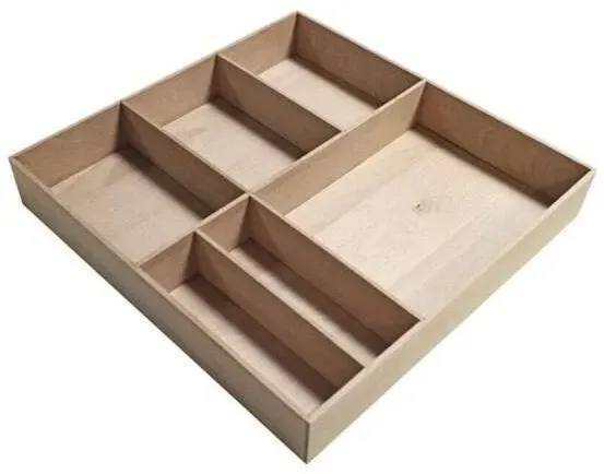 Fackelmann Stanford Orga-Box Buchenholz 40 cm - Badmöbel
