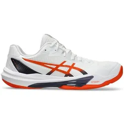 ASICS Herren Volleyballschuhe SKY ELITE FF 3, WHITE/NOVA ORANGE, 48