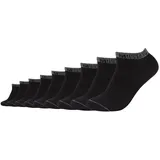 Mustang 9er Pack Mustang Casual Bio-Baumwolle Sneakersocken Herren 9999 - black 39-42