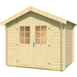 Weka Gartenhaus 209 2,88 x 2,84 x 2,54 m natur