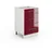 Vicco Schubladenschrank Fame-Line 50 x 51,5 x 81,5 cm Bordeaux Hochglanz